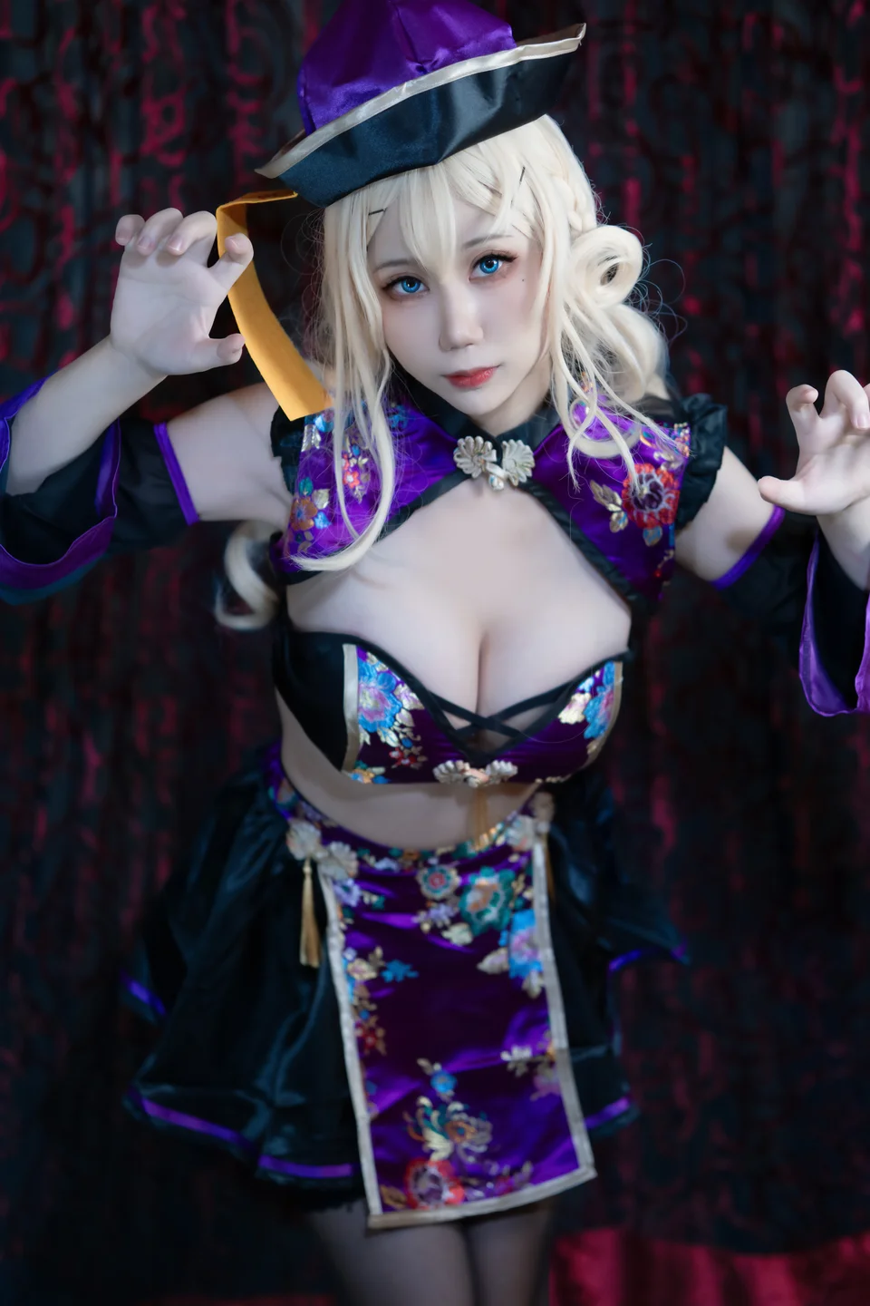 坊桥夜泊_No_002_Sugar_Whip_戦斗キョンシー_紫_40P_375MB tg@simisebaisi 【丝足阁】001.webp